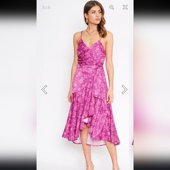 NWT BLACK floral dress - Picture 1 of 3